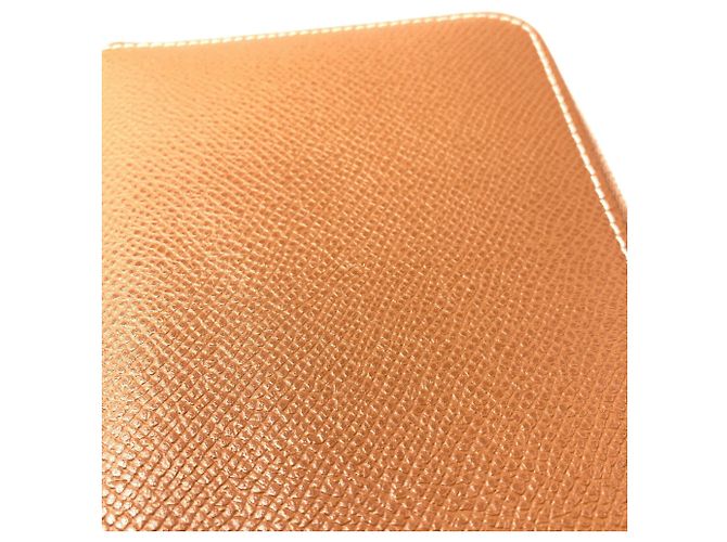Portafoglio lungo in seta Azap di Hermès D'oro - vista 12