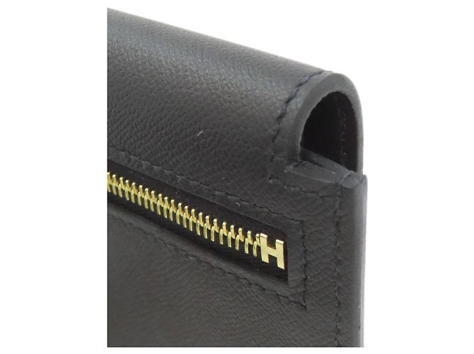 Hermès Monedero compacto Kelly Pocket Hermes Negro - vista 14