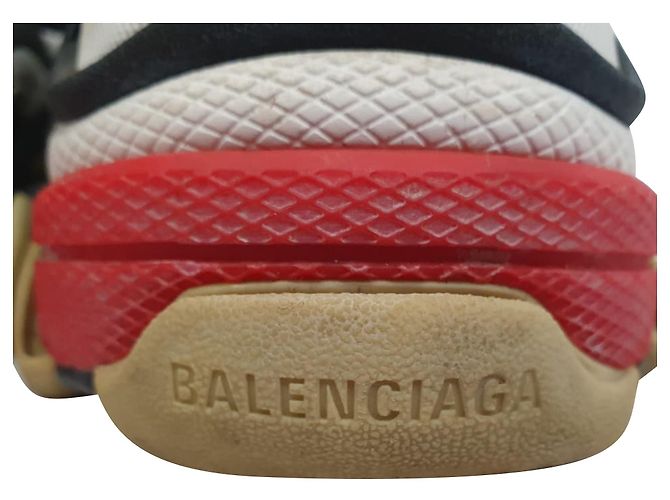 Baskets Triple S Balenciaga en polyester noir - vue 13