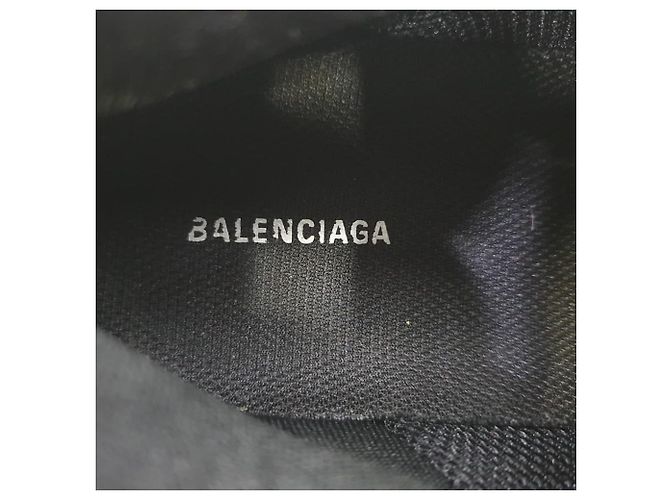 Baskets Triple S Balenciaga en polyester noir - vue 14