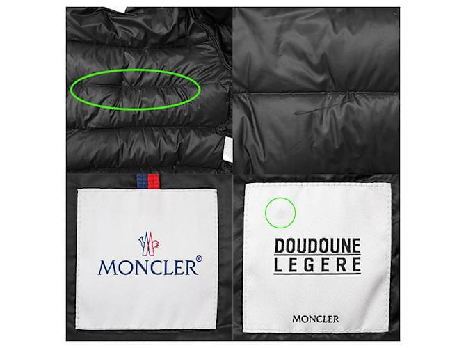 Moncler SASSIERE DOUDOUNE LEGER Nylon Down Jacket Negro - vista 9