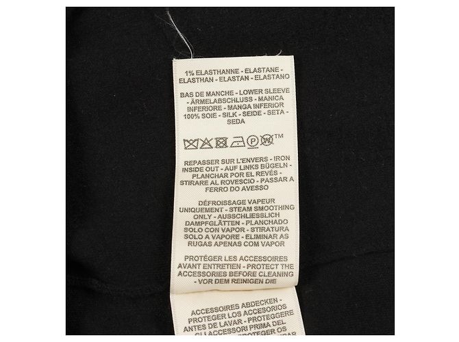 Hermès Top de punto de lana Hermes Parfroi Remix Negro - vista 5