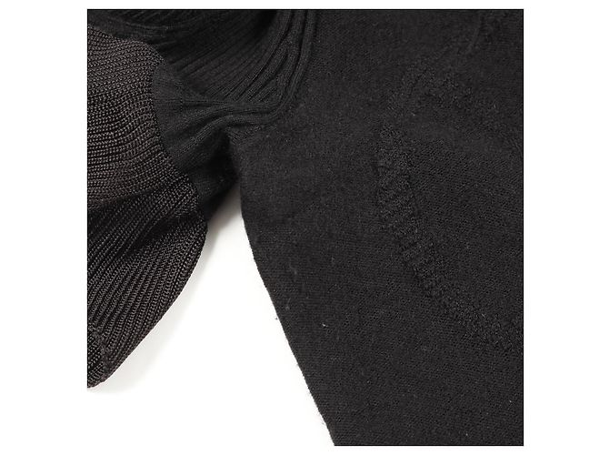 Hermès Top de punto de lana Hermes Parfroi Remix Negro - vista 6