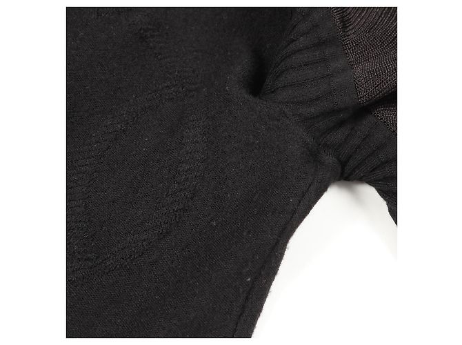 Hermès Top de punto de lana Hermes Parfroi Remix Negro - vista 7