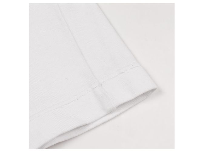 Camiseta de algodón con logo Moncler Blanco Roja Azul marino - vista 9
