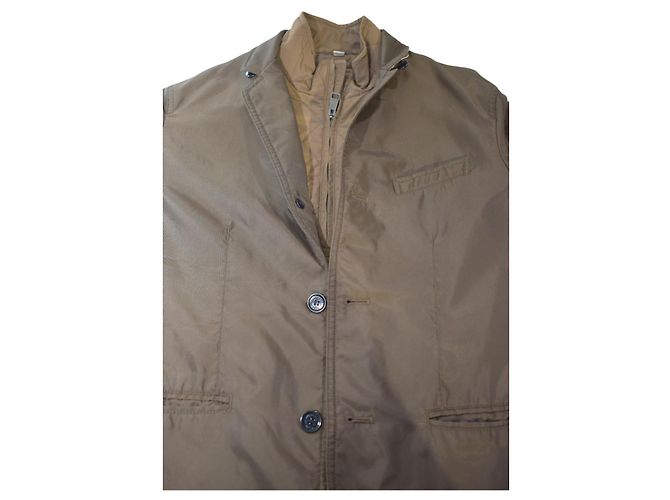 Burberry Brit gesteppte Jacke Braun Damen Größe S Nova Check Futter Leichter Mantel - Ansicht 11