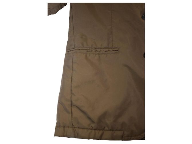 Burberry Brit gesteppte Jacke Braun Damen Größe S Nova Check Futter Leichter Mantel - Ansicht 13