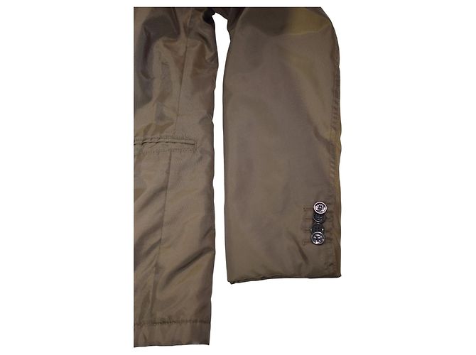 Burberry Brit gesteppte Jacke Braun Damen Größe S Nova Check Futter Leichter Mantel - Ansicht 15