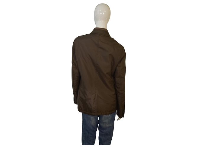 Burberry Brit gesteppte Jacke Braun Damen Größe S Nova Check Futter Leichter Mantel - Ansicht 2