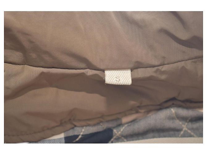 Burberry Brit gesteppte Jacke Braun Damen Größe S Nova Check Futter Leichter Mantel - Ansicht 4