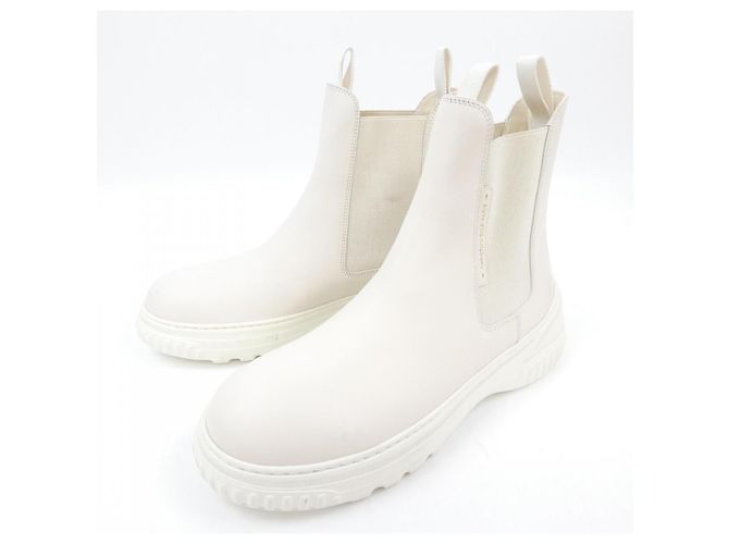 Botas de piel de becerro Christian Dior MDI780VEA Blanco - vista 3