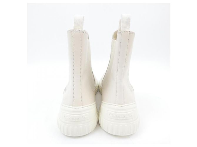 Botas de piel de becerro Christian Dior MDI780VEA Blanco - vista 4
