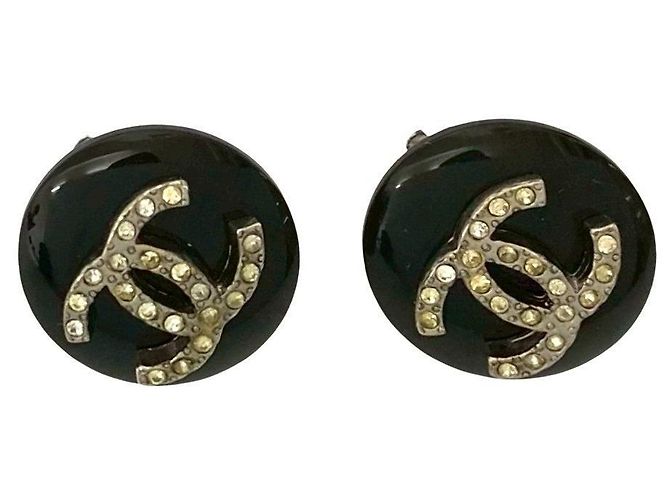 Chanel Coco Mark Clip-Ohrringe Schwarz - Ansicht 5