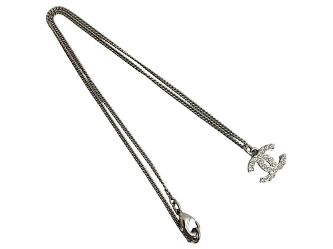 Collana Chanel Coco Mark Argento - vista 5