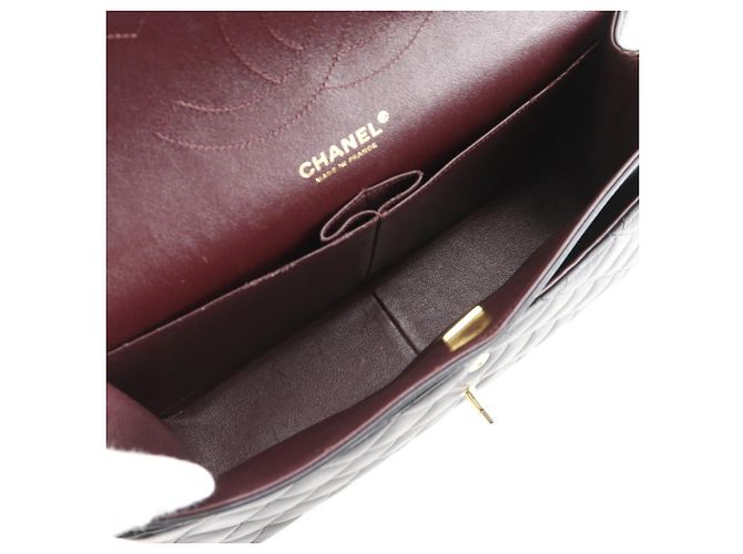 Chanel Classic Double Flap Tasche aus Lammleder 2way Shoulder Bag Schwarz - Ansicht 5