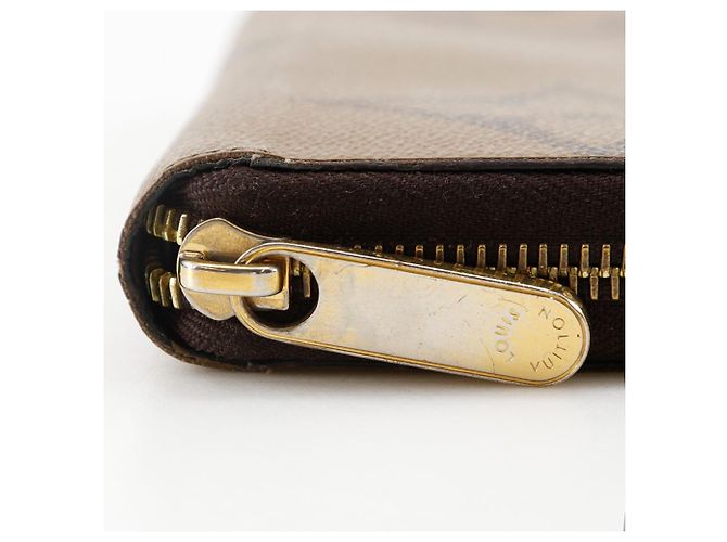 Cartera Zippy Monogram Louis Vuitton Long Castaño - vista 10