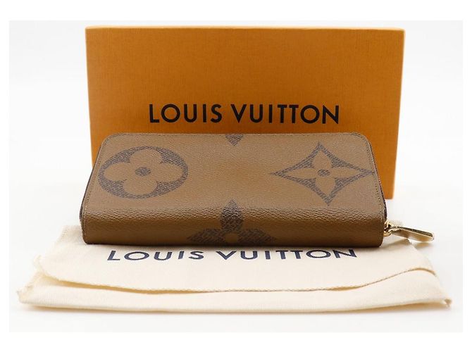 Cartera Zippy Monogram Louis Vuitton Long Castaño - vista 17