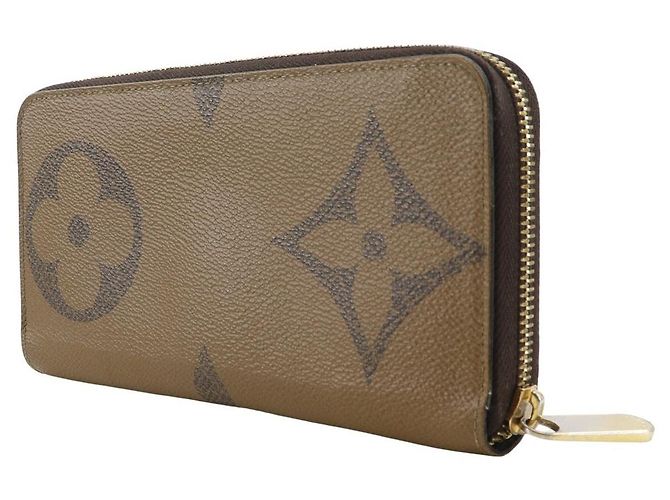 Cartera Zippy Monogram Louis Vuitton Long Castaño - vista 2