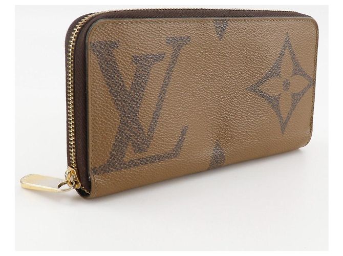 Cartera Zippy Monogram Louis Vuitton Long Castaño - vista 3