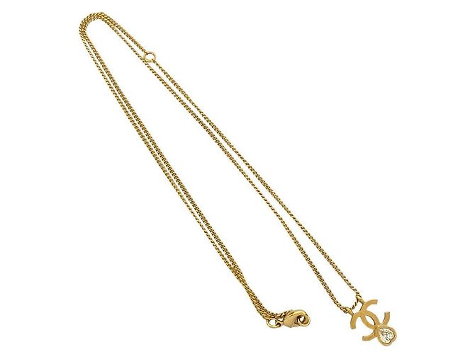 Collar Chanel Coco Mark Dorado - vista 4