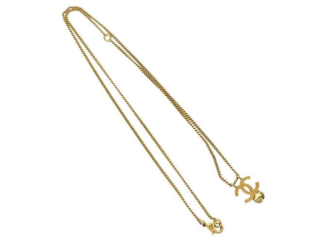 Collar Chanel Coco Mark Dorado - vista 5