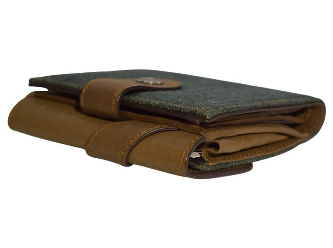 Cartera Dior Saddle Denim Cuero Khaki Castaño - vista 10