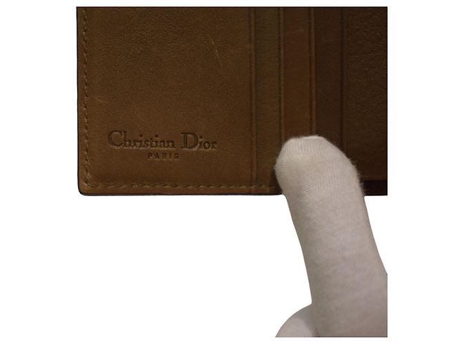 Cartera Dior Saddle Denim Cuero Khaki Castaño - vista 14
