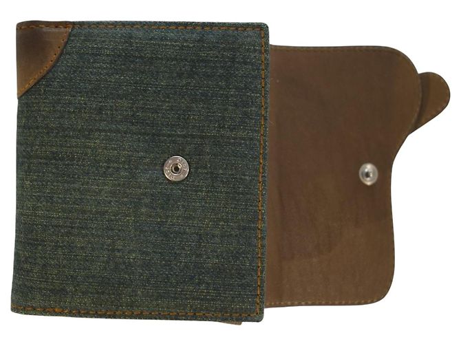 Cartera Dior Saddle Denim Cuero Khaki Castaño - vista 18