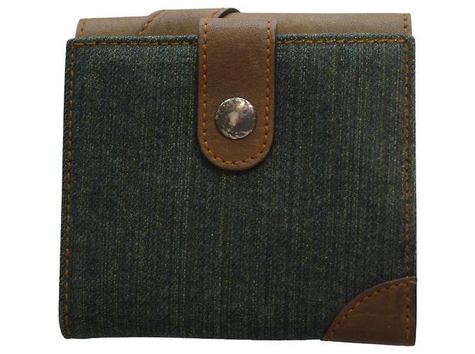 Cartera Dior Saddle Denim Cuero Khaki Castaño - vista 3