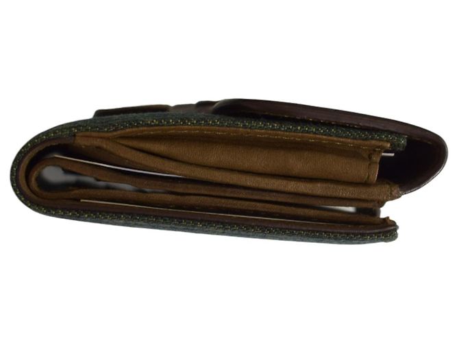 Cartera Dior Saddle Denim Cuero Khaki Castaño - vista 5