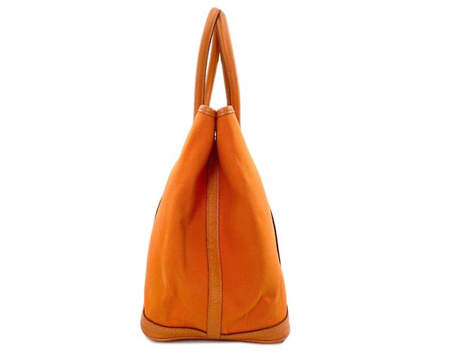 Hermès Borsa Hermes Garden Party PM Arancione - vista 3