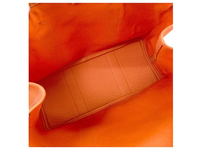Hermès Borsa Hermes Garden Party PM Arancione - vista 5