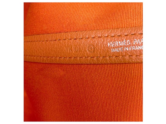 Hermès Borsa Hermes Garden Party PM Arancione - vista 7