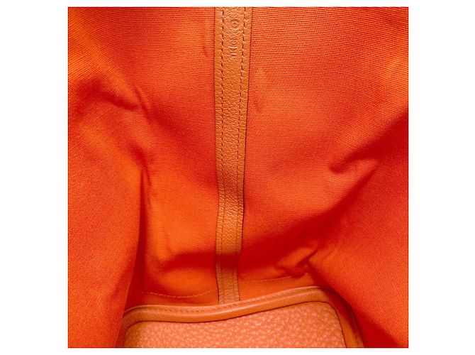Hermès Borsa Hermes Garden Party PM Arancione - vista 8