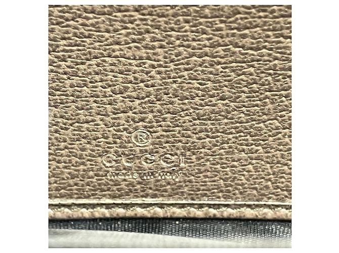 Cartera larga Gucci GG Canvas Bamboo Castaño - vista 4