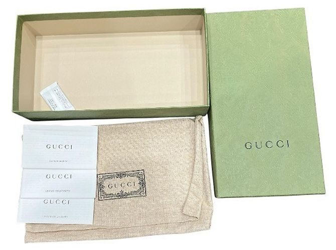 Cartera larga Gucci GG Canvas Bamboo Castaño - vista 5