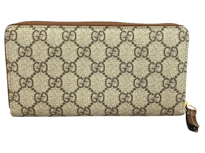 Gucci GG Supreme Bifold Long Wallet Beige - Ansicht 2