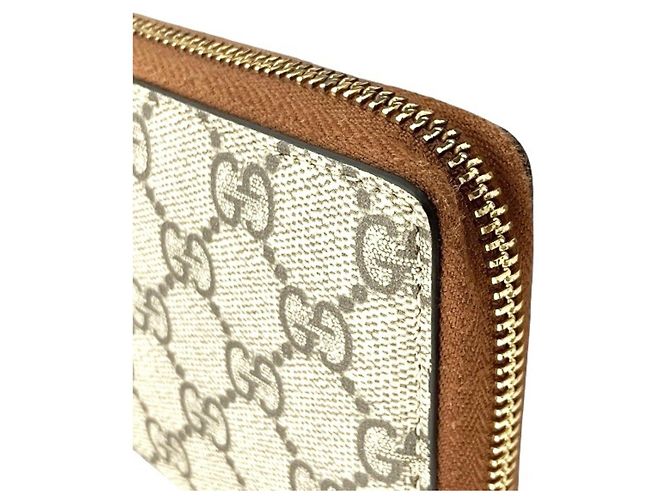 Gucci GG Supreme Bifold Long Wallet Beige - Ansicht 8