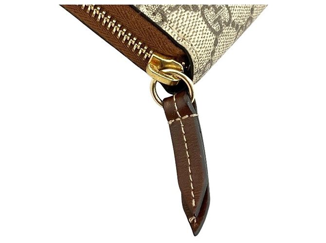 Gucci GG Supreme Bifold Long Wallet Beige - Ansicht 9