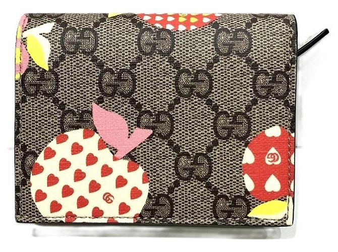 Monedero Gucci GG Supreme Castaño - vista 2