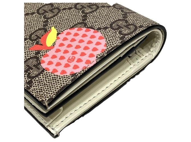Monedero Gucci GG Supreme Castaño - vista 8