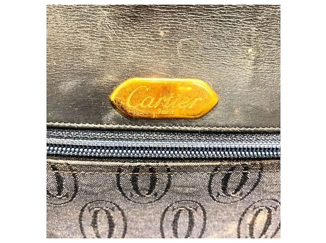 Borsa a mano e borsa a tracolla Cartier Sapphire Line Nero - vista 4