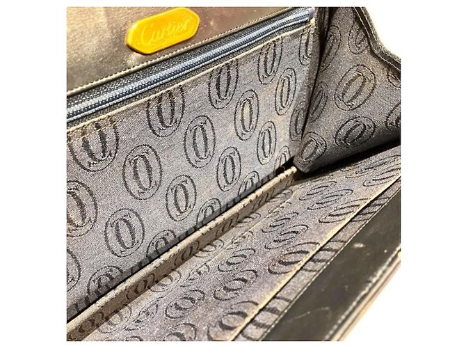 Borsa a mano e borsa a tracolla Cartier Sapphire Line Nero - vista 5
