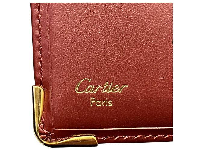Cartera de dobleces Must Line de Cartier Roja - vista 4