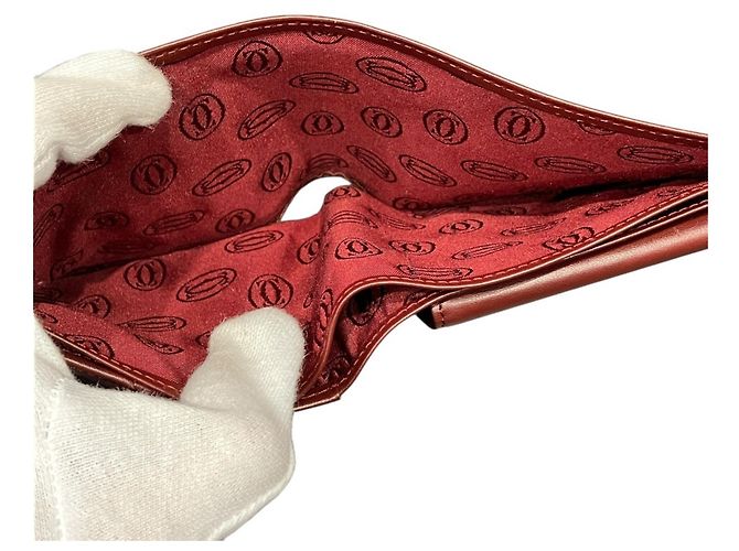 Cartera de dobleces Must Line de Cartier Roja - vista 8