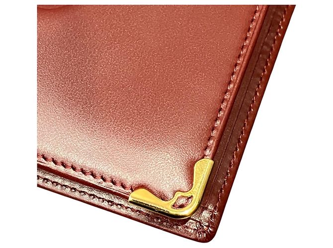 Cartera de dobleces Must Line de Cartier Roja - vista 9