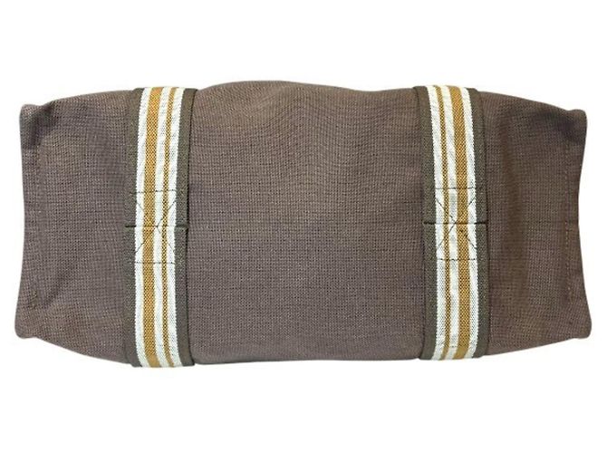 Hermès Hermes Nomade Sac de Plage PM Handtasche Tragetasche Braun Grau - Ansicht 3