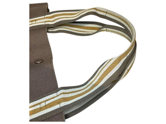 Hermès Hermes Nomade Sac de Plage PM Handtasche Tragetasche Braun Grau - Ansicht 8