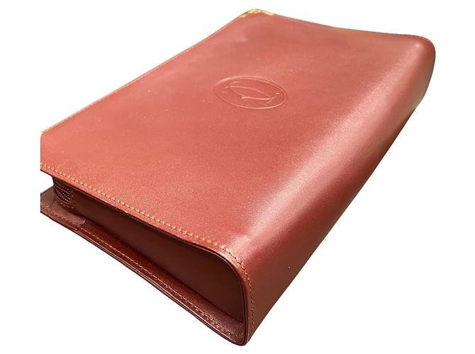 Clutch Cartier Must Line Bordò - vista 9