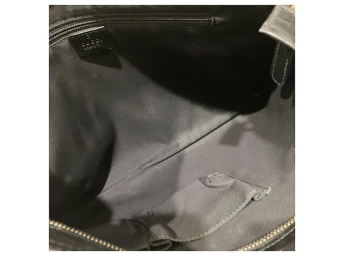 Borsa a Spalla Gucci GG Imprimé Nero - vista 6